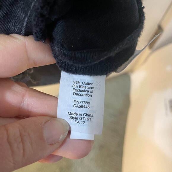 Madewell Step Hem‎ Jean Skirt Washed Black Distressed Denim Preppy Mini Size 30 - Picture 3 of 8